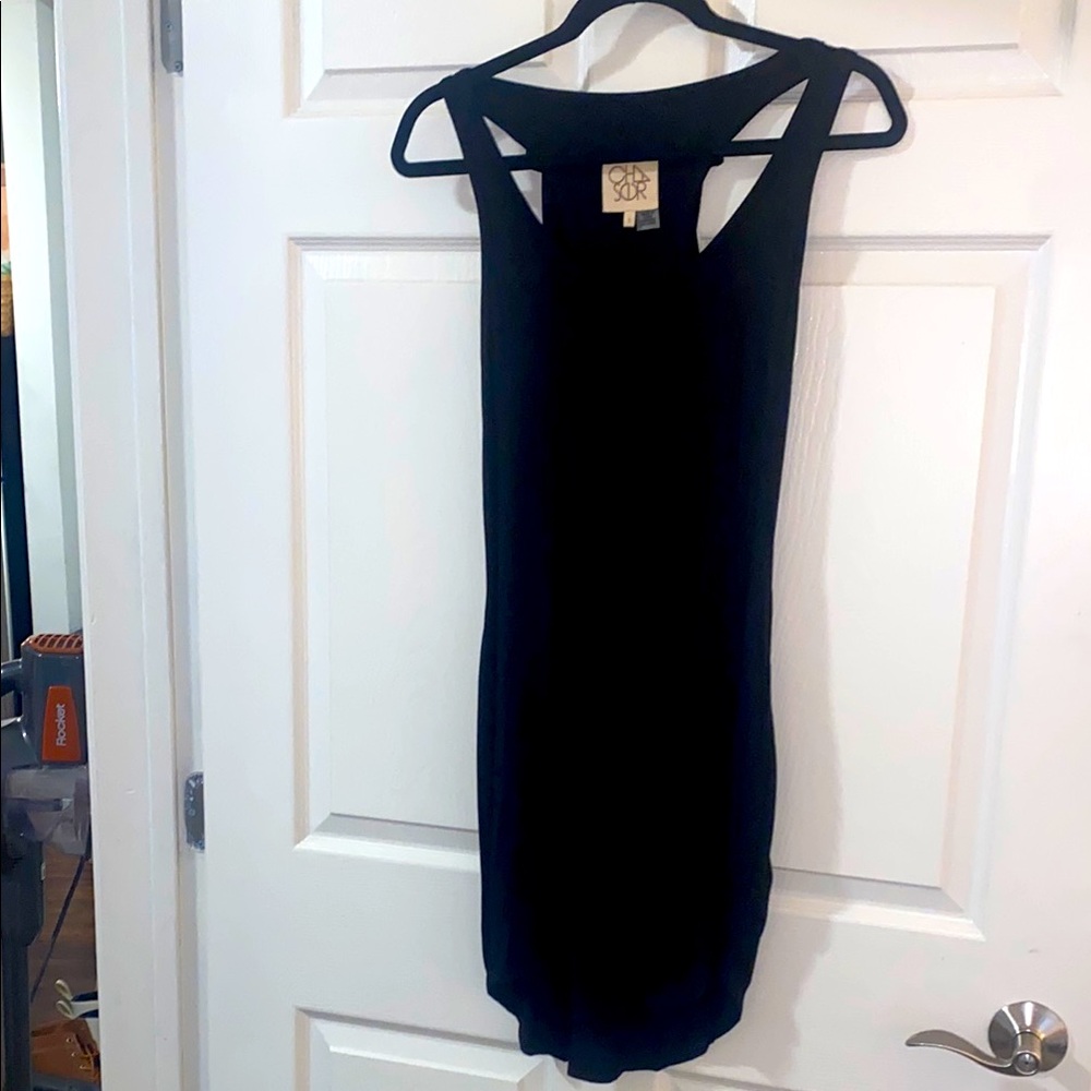 Chaser Black Fitted Sleeveless Mini Dress